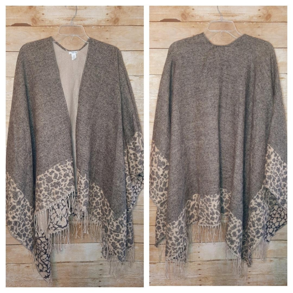 Croft & Barrow Fringed Wrap, One Size - image 1